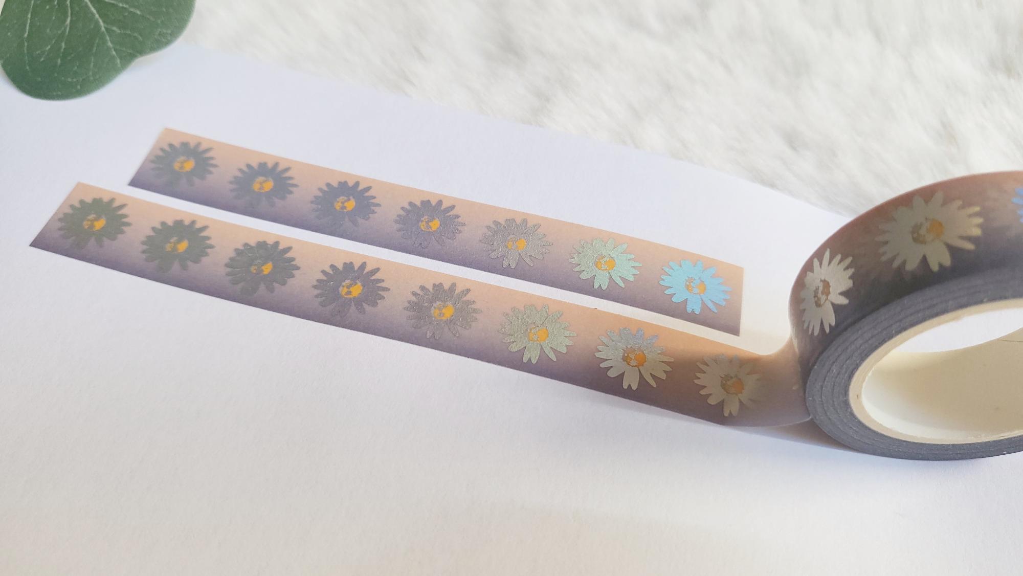 Washi Tape Gänseblümchen